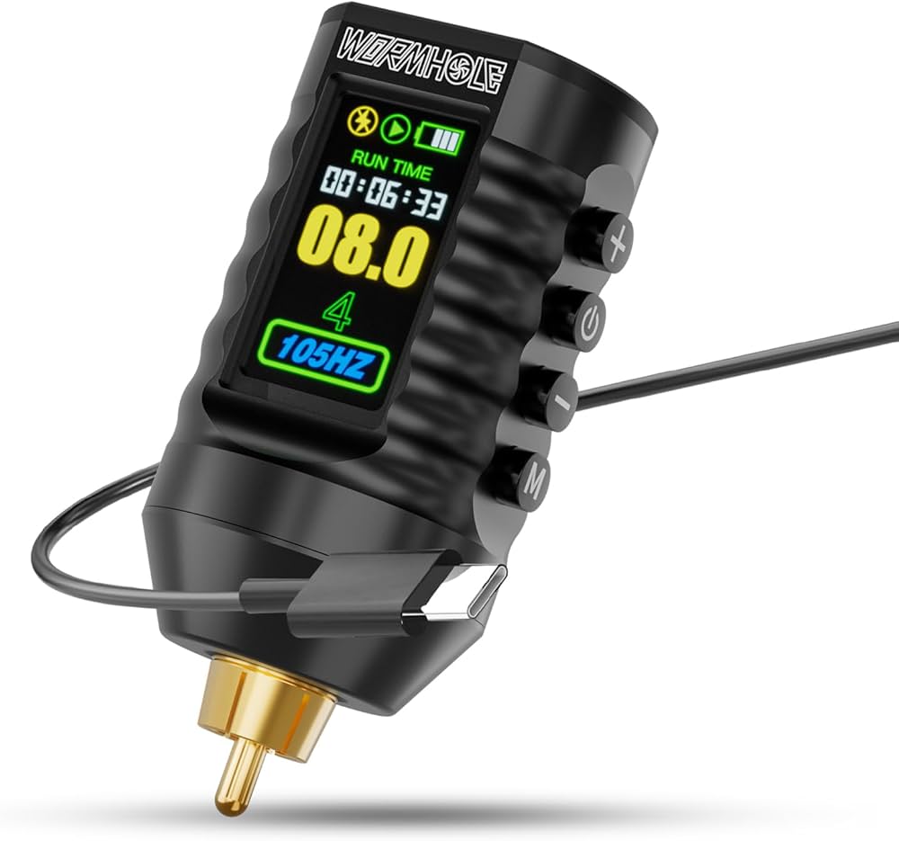 Amazon.com: Wormhole Wireless Tattoo Power Supply Rechargeable